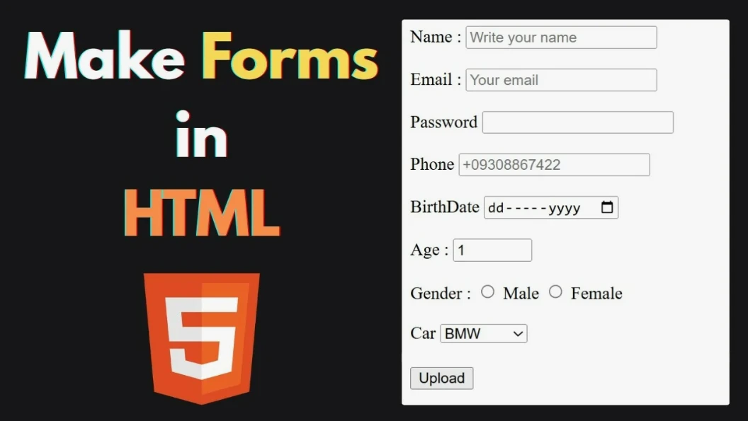 Новые формы HTML5